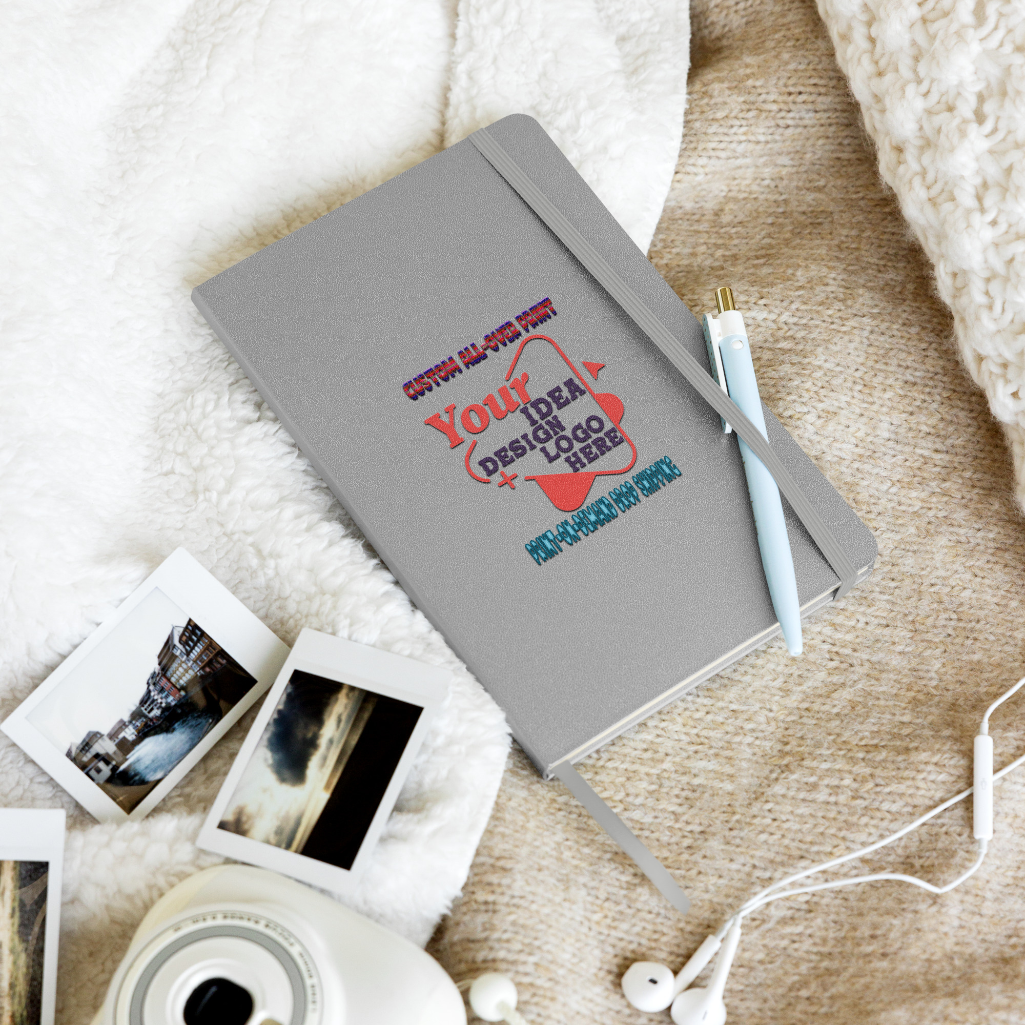 hardcover-bound-notebook-silver-front-6a4630809494a.jpg Hardcover bound notebook - obrazek 7