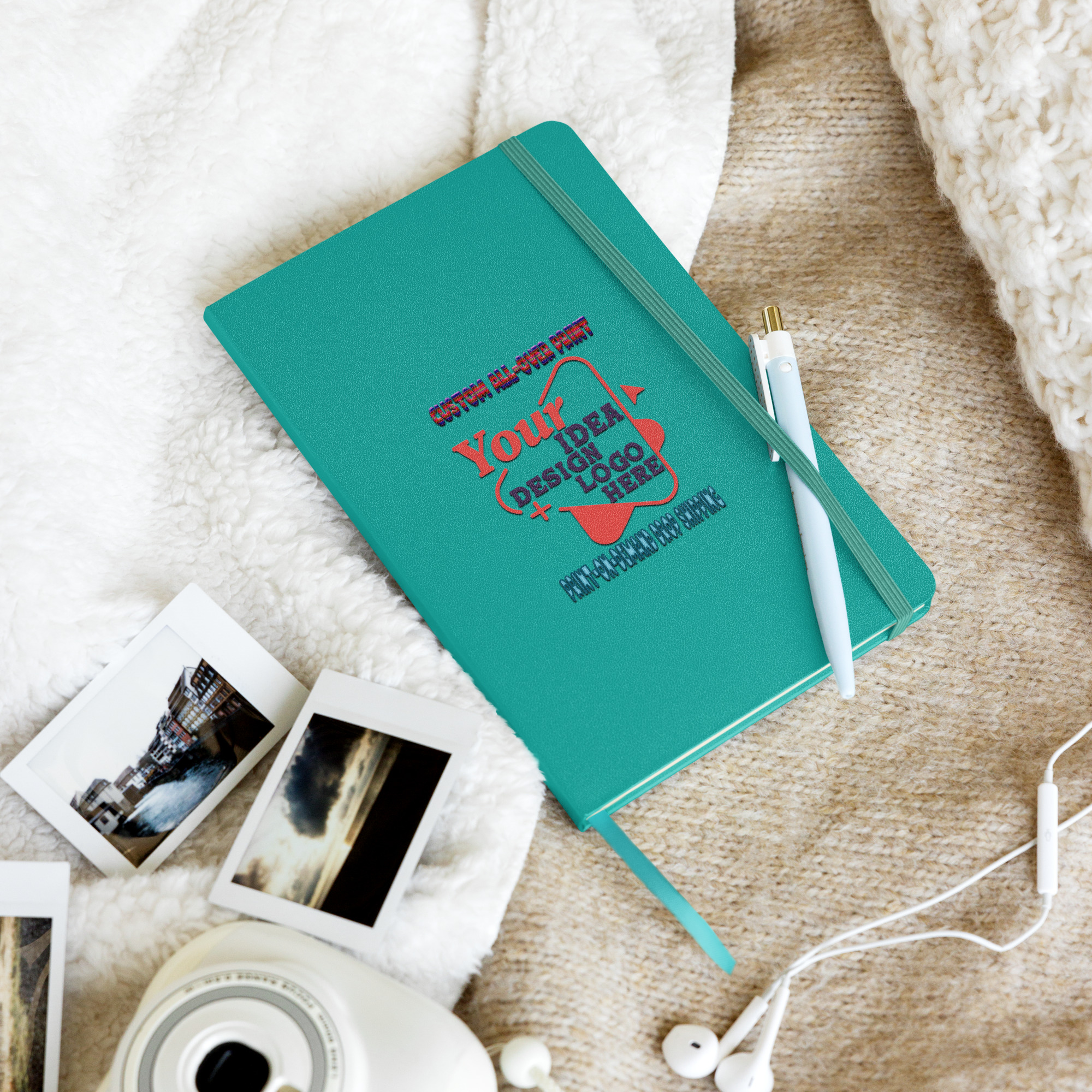 hardcover-bound-notebook-turquoise-front-6a46308094868.jpg Hardcover bound notebook - obrazek 5